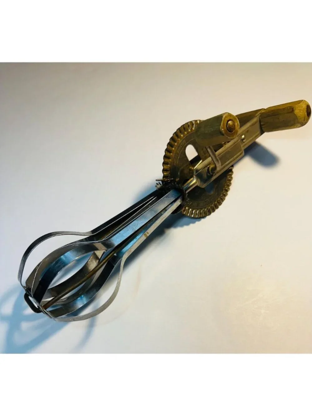 ECKO Egg Beater A & J Super Center Drive Hand Mixer Rustic Kitchen Baking Tool